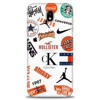 Samsung Galaxy J7 Pro / J730 Kılıf HD Baskılı Kılıf - Stussy + Tam Ekran Koruyucu