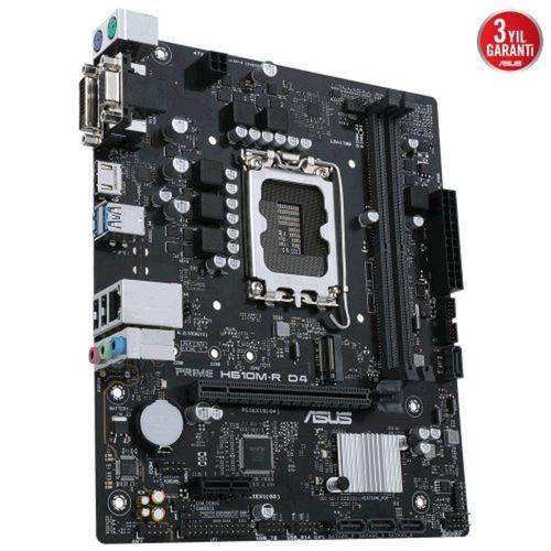 ASUS PRIME H610M-R D4-SI  DDR4 3200(OC) HDMI VGA 1700p mATX