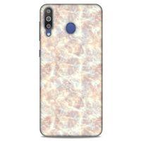 Mermer Desenli (43) Tema Thin Fit Kılıf Fildişi Samsung Galaxy M30 Kılıf