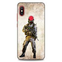 Lopard Xiaomi Redmi Note 6 Pro Uyumlu Kılıf GameX (21) Koruyucu Kapak Soldier
