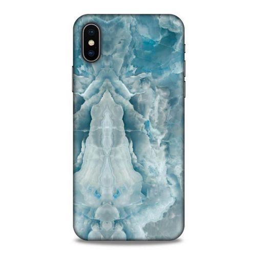 Apple Iphone X Uyumlu Kılıf Mavi Delisi (8) Baskılı Kılıf Mermer