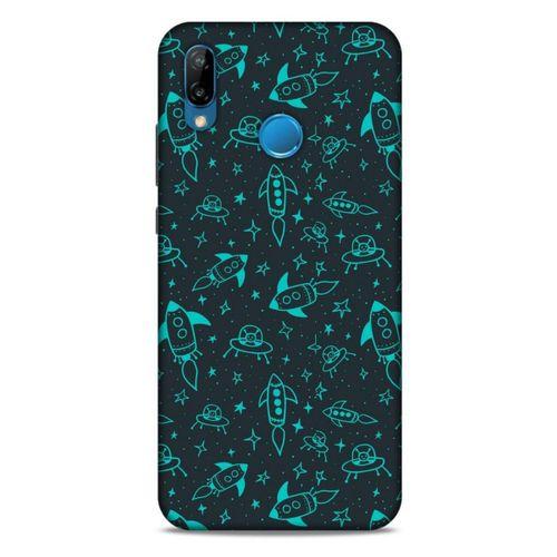 Huawei P20 Lite Uyumlu Kılıf Yeşil Delisi (46) Core Armor Kılıf Tropikal orman yeşili