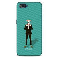 Oppo Realme C2 Kılıf FunnyMaX (12) Koruyucu Silikon Turkuaz Köpek