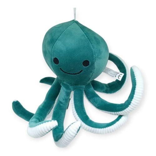 Peluş Sevimli Ahtapot 30 cm - Yeşil