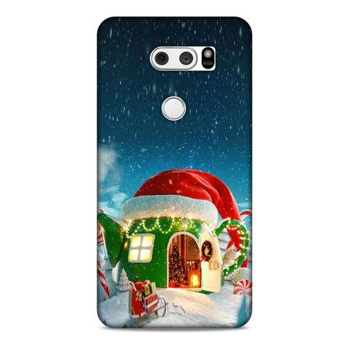 LG K50S Kılıf Snowix (2) Kabı Yeşil Kırmızı