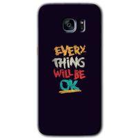 Galaxy S7 Edge Kılıf HD Desen Baskılı Arka Kapak - Everything + Kırılmaz Cam