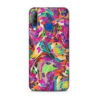 Casper Via F3 Kılıf Renkli Prizmalar 3D Arka Kapak Silikon Koruma Full Koruyucu