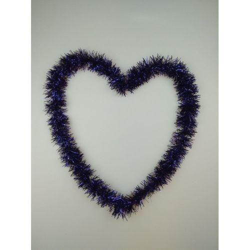 ASMA SİMLİ KALP SÜS MOR