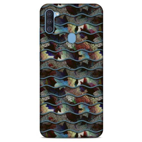Samsung Galaxy A11 Kılıf Baskılı Özel Seri Taşlı (34) Slim Armor Kılıf