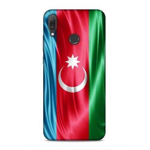 Huawei Y9 2019 Uyumlu Kılıf Azarbaijan (36) Glitter Kılıf Tam Bayrak