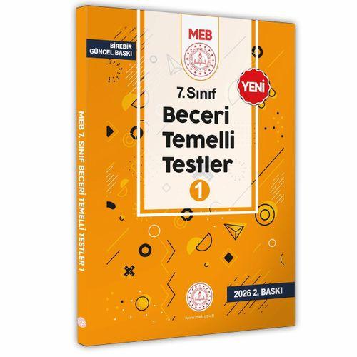 2026 7 Sınıf MEB Beceri Temelli Testler 1  Kitap Örnek Soru Bankası (Renkli Baskı) BASKI ÜCRETİ