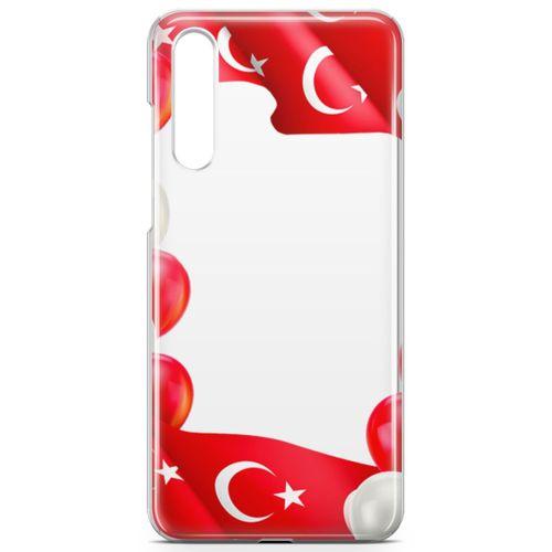 Huawei P20 Pro Kılıf Balonlar Türkiye Bayrağı Arka Kapak Koruma Desenli Full Koruyucu