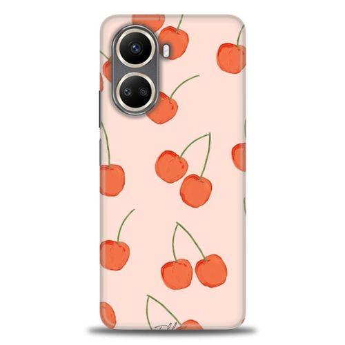 Huawei Nova 10 SE Kılıf HD Baskılı Kılıf - Büyük Kirazlar + Tam Ekran Koruyucu