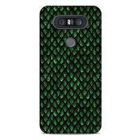 LG K41S - K51S Kılıf Dragons (5) Koruma Kabı Ejderha Koyu Yeşil Pul