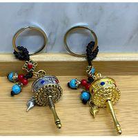 Metal Feng Shui Şans Çarkı Anahtarlık