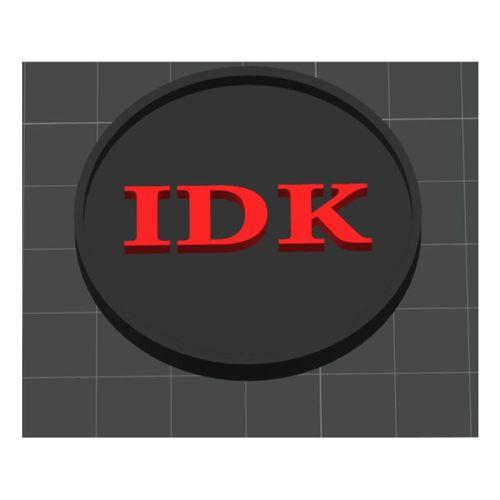 Bilmiyorum Jeton (Bu ürün Sadece Plastik parçadır - Almadan Önce Soru Sorabilirsiniz)