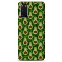 Frutix Avokado 02 Samsung Galaxy S20 Kılıf Desenli Silikon
