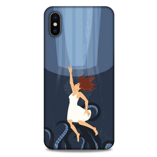 Apple iPhone XS Max Kılıf Depresyon (43) Thin Fit Kılıf Mavi Tonları