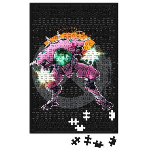 Overwatch One Fanart D Va Puzzle 240 Parça Yapboz