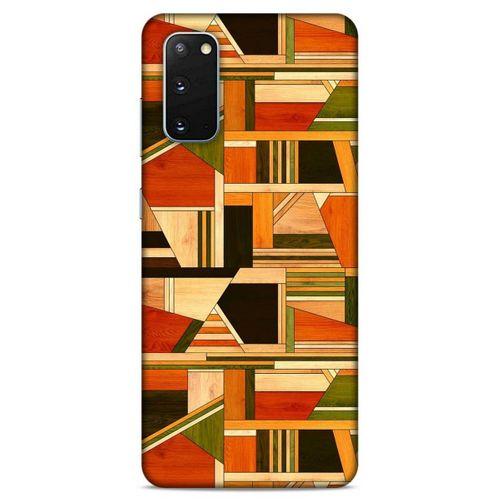 Lopard Samsung Galaxy S20 Uyumlu Kılıf Wood'X (45) Liquid Air Kılıf Baskılı