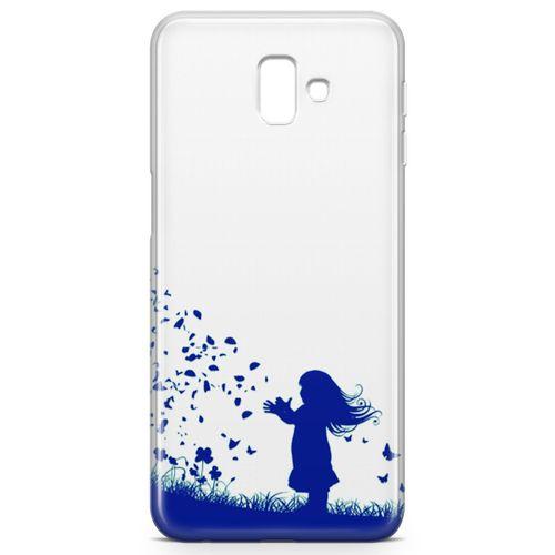 Samsung Galaxy J6 Plus Kılıf Özgür Kız Arka Kapak Koruma Desenli Full Koruyucu