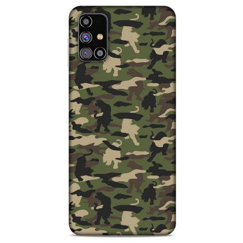 Kamuflaj 85 Samsung Galaxy M31s Kılıf Silikon Kapak