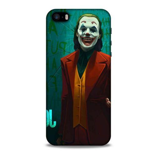 Apple Iphone 5 Uyumlu Kılıf Joker (17) Tasarım Kılıf Yeşil Kırmızı