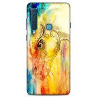 Lopard Samsung Galaxy A9 2018 Uyumlu Kılıf Manipülasyon ☻ (35) Fit Design Kılıf Baskılı