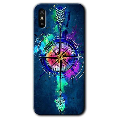 Xiaomi Redmi 9A Kılıf HD Desen Baskılı Arka Kapak - Gizemli Pusula
