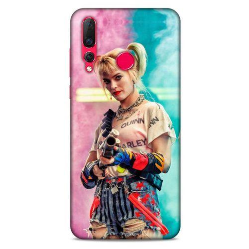 Huawei P Smart Z Uyumlu Kılıf Harley Quinn (27) Tasarımlı Kılıf Kobalt mavisi