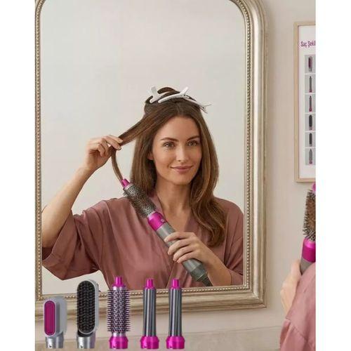 Saç Şekillendirici Set 5 Başlık Çok Yönlü Kullanım Güçlü Motor Ve Pratik Tasarım
