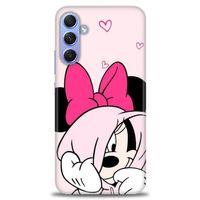 Samsung Galaxy A24 Kılıf HD Baskılı Kılıf - Pink + Tam Ekran Koruyucu