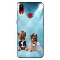 Samsung Galaxy A10s Kılıf Köpek Kıyafetleri (18) Telefon Kılıfları Yorkshire Gömlek Papyon