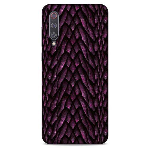 Xiaomi Mi 9 Kılıf Dragons (7) Telefon Kılıfı Ejderha Skin Bordo