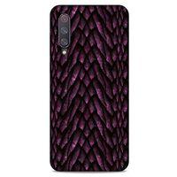 Xiaomi Mi 9 Kılıf Dragons (7) Telefon Kılıfı Ejderha Skin Bordo