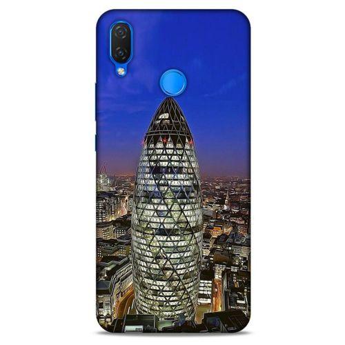Huawei Psmart 2019 Kılıf Dünya Mimarisi (34) Slim Armor Kılıf Mary Axe Londra