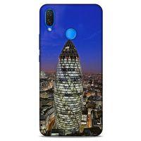 Huawei Psmart 2019 Kılıf Dünya Mimarisi (34) Slim Armor Kılıf Mary Axe Londra