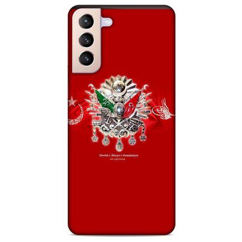 Samsung Galaxy S21 Plus Uyumlu Kılıf Ottoman (13) Silikon Kap Tuğra