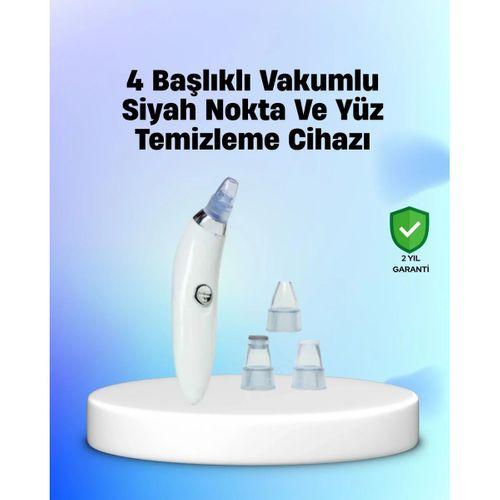 Vakum Teknolojili Siyah Nokta Temizleyici Cihaz – 4 Farklı Başlık Ve Derinlemesine Gözenek Temizliği