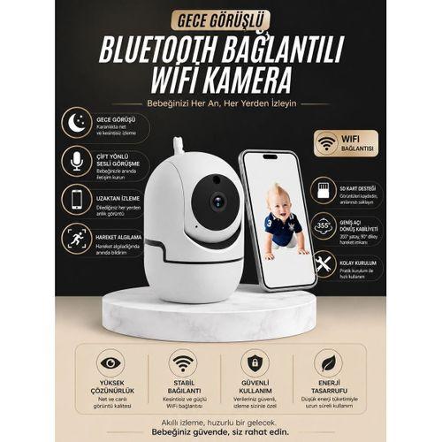 Gece Görüşlü Bebek Kamerası  Telefondan Canlı Takip Özellikli