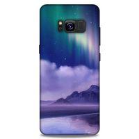Lopard Samsung Galaxy S8 Uyumlu Kılıf Gece'S (32) Soft Silikon Kılıf Norveç Kuzey Işıkları