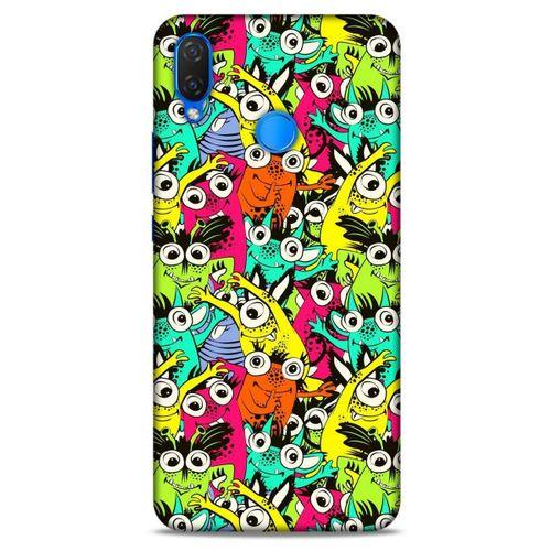 Graffitix (38) Desenli Silikon Kapak Huawei Psmart 2019 Kılıf