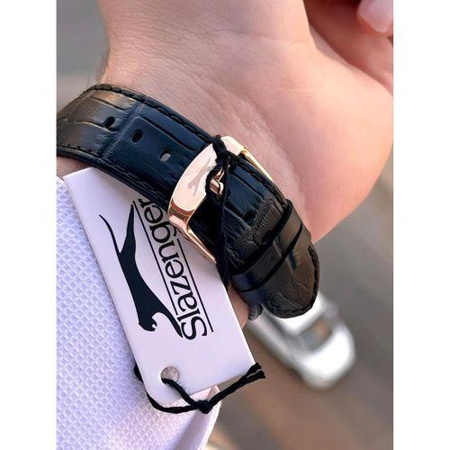 Slazenger Deri Kordon İç Fonksiyonları Aktif 10 Atm Suya Dayanıklı Erkek Kol Saati ESL.09.2494.2.04