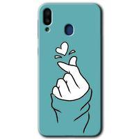 Potkal Hediye Fabrikası Samsung Galaxy M10s Kılıf HD Desen Baskılı Arka Kapak - Mutluluk