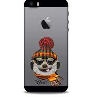 Zoologix (98) Apple Iphone 5 Şeffaf Kılıf Silikon Desenli