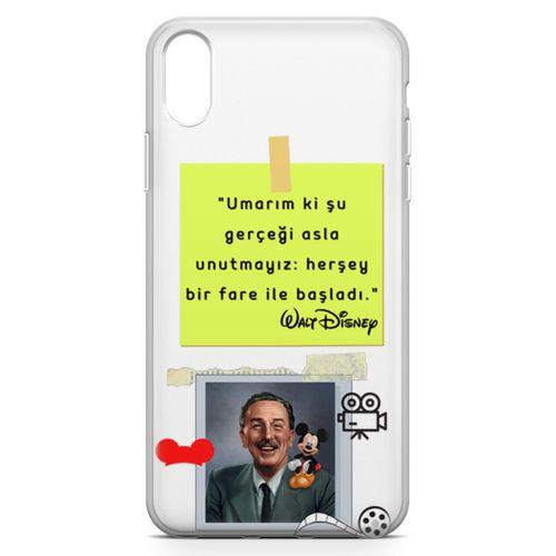 Apple iPhone XR Kılıf Caps Walt Disney Arka Kapak Koruma Desenli Full Koruyucu