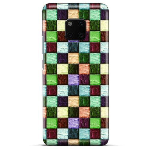 General Mobile GM 20 Kılıf Patchwork (6) Silikon Kılıf Su Yeşili