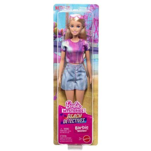 Nessiworld JFV63 Barbie Malibu Bebek - Malibu -Barbie Mysteries: Beach Detectives