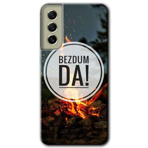 Samsung Galaxy S21 FE Kılıf Baskılı Kapak - Bezdum Da +Tam Ekran Koruyucu