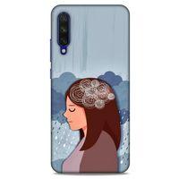 Xiaomi Mi A3 Kılıf Depresyon (30) Silicone Case Şeker Pembe Sarı